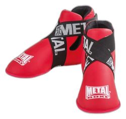 Metal Boxe Pedra prateada vermelha tamanho S