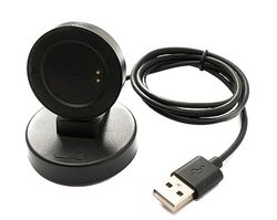 System-S USB 2.0 kabel 95 cm laadstation voor Realme Watch T1 smartwatch in zwart