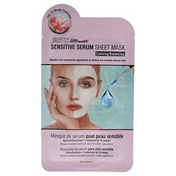 Satin Smooth Sensitive Serum Sheet Mask For Unisex 0.84 oz Mask