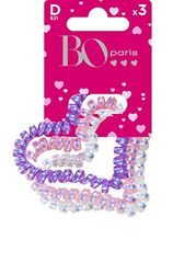 Elastiques à cheveux Spirales Cœur Ornement Coiffure