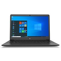 TECHBITE Portátil ZIN 3 14.1 HD 128 GB, Intel Celeron N4020, 4 GB de RAM LPDDR / 128 GB de Memoria, Windows 10 Pro, 5000 mAh, Pantalla 14.1", Wi-Fi, Bluetooth, portátil Oficina, Teclado ES, Negro