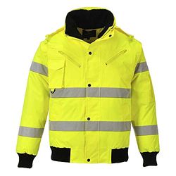 Portwest C467YERXL Bomber Alta Visibilità 3 in 1, Giallo, XL