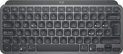 Logitech MX Keys Mini for Business toetsenbord, verlicht, draadloos, QWERTY, Italiaans, grijs