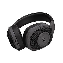 Boat Rockerz 550/Rockerz 558 - Auriculares Bluetooth con hasta 20 Horas de reproducción, Controladores de 50 mm, Almohadillas Acolchadas Suaves y Aislamiento de Ruido físico (Negro)