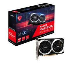 MSI Radeon RX 6500 XT MECH 2X 4G OC Scheda Video Gaming - 4GB GDDR6, 2825 MHz, PCI Express 4 x 4, 64-bit, 1 x DP v 1.4a, HDMI 2.1 (Supporta 4K & 8K)