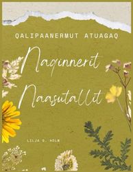 Qalipaanermut atuagaq - Coloring book: Naqinnerit naasutallit - Letters with flowers