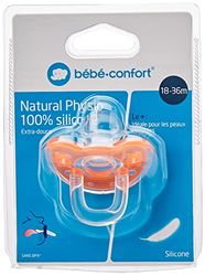 Bébéconfort Sucette Natural Physio Tout en Silicone 18/36 Mois Coloris Aléatoire