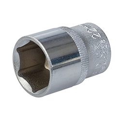 Toolstream HSM222 King Dick Socket 1/2" SD 12pt metrische sleutel, staal