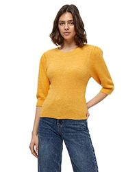 Desires Dames Kasia O-hals Pullover, gouden abrikoos geel, L, Gouden Abrikoos Geel, L