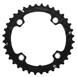 Shimano Y-1MP98020 Plato, unisex volwassenen, zwart, 38 Zähne Al