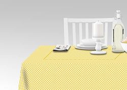 Doge Milano Tovaglia da cucina con stampa digitale, 100% Made in Italy, Tovaglia antiscivolo per sala da pranzo, lavabile e antimacchia, Modello Maiolica - Rugozero, cm 240x140