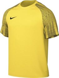 Nike M Nk DF Academy JSY SS in Jersey, Giallo/Nero/Nero, S Uomo