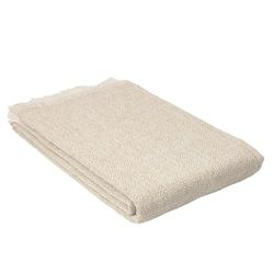 Alexandra House Living Couverture Atika Beige 125 x 180 cm