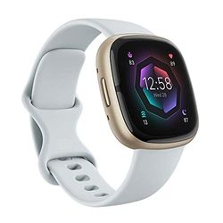 Fitbit Sense 2 FB521GLBM Aktivitetsspårare, Ljusblå, En Storlek