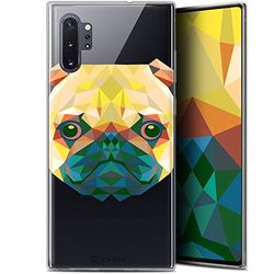 Caseink fodral för Samsung Galaxy Note 10+ / Plus (6.8) [HD gel tryckt i Frankrike polygon djurserie - mjuk - ultratunn] hund