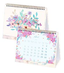Takenote 446-0 - Tafelkalender januari 2023 december 2023 – 26 pagina's – afmetingen: 23 x 18 cm – tweetalig: Spaans – Engels – bloemen