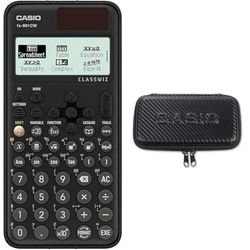 Casio FX-991 CW (Modello 2023) Calcolatrice Scientifica, 540 Funzioni e e Display Naturale + Casio Copertura Protettiva per Calcolatrice Tecnica