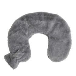 SENSLY, SB84320, roze grijze nekwarmer van imitatiebont, ultiem comfort, gebruiksgemak, elegant ontwerp, om nekpijn te verzachten en te verlichten