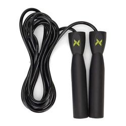 TREXO Basic Comba para somier en color negro con una longitud de 275 cm, cuerda de saltar ajustable para boxeadores de polipropileno y PVC, durabilidad y flexibilidad garantizadas, peso ligero de 120