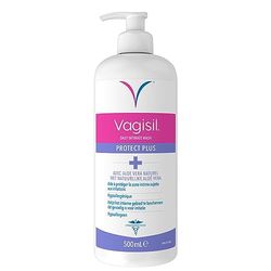 Vagisil Protect Plus Antibacteriële Dagelijkse Hygiënische Reiniger helpt gevoelige en delicate intieme delen van vrouwen te beschermen en irritatie te voorkomen. 500ml