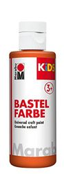 KIDS knutselverf, verschillende kleuren en maten 80 ml oranje