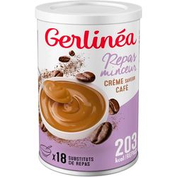 Gerlinéa - Crème Repas Minceur - Substitut de Repas Complet et Rapide - Saveur : Café - 540 g