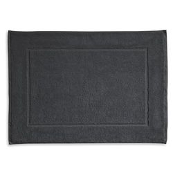 kela Tapis de Bain Ladessa, 50 cm x 70 cm, 100% Coton, Gris Granite, Lavable à 60° C, adapté au Chauffage au Sol, 23314