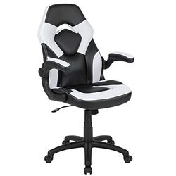 Flash Furniture Fotel Gamingowy z Wysokim Oparciem, Biały
