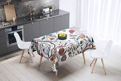 Bonamaison Nappe de Cuisine 145 x 145 cm - Conçu et fabriqué en Turquie
