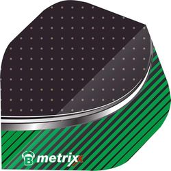 Bull's Metrixx Flights A-Standard, Noir/Vert