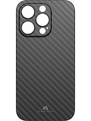 Black Rock - Dunne telefoonhoes geschikt voor Apple iPhone 14 Pro I carbonhoes, ultradun, vezelcover (Flex Carbon Black)