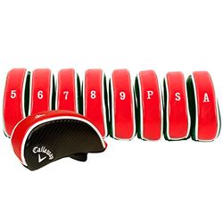 Callaway Deluxe Capas de ferro, unissexo-adulto, vermelho, tamanho único
