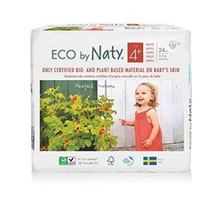 Naty Eco wegwerpluiers voor de gevoelige huid, maat 4+ 9-20 kg, 1 stuk