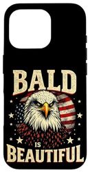Bald IS BEAUTIFUL Vintage Bald Eagle Case for iPhone 16 Pro