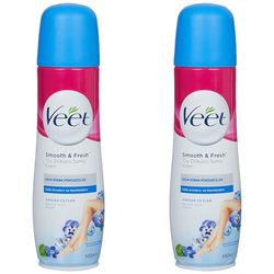 Veet Spray On Hair Removal Cream Legs & Body Normal 150ml (Pack of 2)