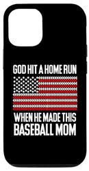 Custodia per iPhone 13 Pro Homerun God Hit a Home Run When He Made This Baseball Mom