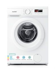 COMFEE' Freestanding Washing Machine,8KG Load,1400RPM,Heat Wash,Quick Wash,BLDC Durable Inverter Motor,White-CFE12EW80/W