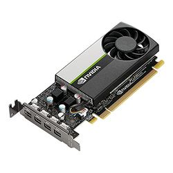 PNY NVIDIA T1000 8 GB Professional Graphic Card 8GB GDDR6 PCI Express 3.0 x16, Single Slot, 4x Mini-DisplayPort, 8K Support, Ultra-quiet active fan (VCNT1000-8GB-PB)