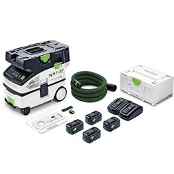 Festool 577670, Aspirapolvere Senza Fili CTLC Mini I-Plus CLEANTEC-FESTOOL-577670