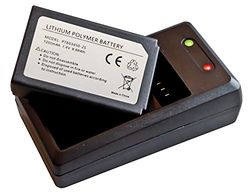 PeakTech lithium-polymeer batterij (Li-PO)/ accu 1200mAh 7.4V (8.88WH) in een set met laadadapter geschikt voor grafische multimeter 3440, 1 stuk, P 3440 BC