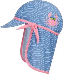 Playshoes Cappello Di Protezione Uv, Copricapo con cuffia da piscina Unisex - Bambini e ragazzi, Cancro, 53