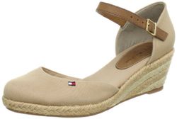 Tommy Hilfiger Damer ELSA 6 sandaler, Beige kubansk sand 286-36 EU