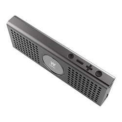 Woxter Big Bass BT-20 Black- Ultracompacte draagbare Bluetooth luidspreker (aluminium, 10 W Bluetooth 4.0 + EDR, handsfree-functie, kaartlezer, AUX-ingang), donkergrijs