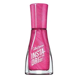 Sally Hansen Insta-Dri Nail Polish, Flashy Fuschia, 60 Seconds Quick Drying, Long Lasting, Streak Free, Shiny Finish, 3-in-1 Formula, Built in Base and Top Coat, 9.17ml
