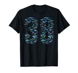 Bambini 38 anni vita oceanica pesce balena squalo 38° compleanno Maglietta