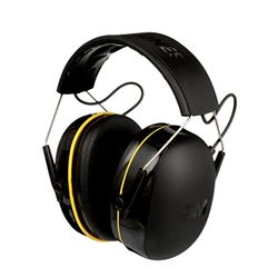 3M WorkTunes Connect Cuffie auricolari per la protezione acustica dei bambini con tecnologia wireless Bluetooth, 90543EC1 (94 - 105 dB), Nero, 4.02x7.44x5.91