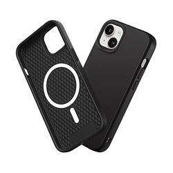RHINOSHIELD SolidSuit Hoesje compatibel met Magsafe voor [iPhone 14/13], schokabsorberend, slank ontwerp beschermhoes met premium matte afwerking, 3,5 m, valbescherming, klassiek zwart