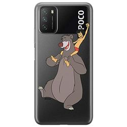 ERT GROUP mobiltelefonfodral för Xiaomi REDMI 9T/ POCO M3 originalt och officiellt licensierat Disney mönster Jungle Book 002 optimalt anpassad till formen på mobiltelefonen, gedeeltelijk transparant