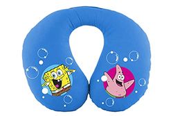 Bob Esponja Oreiller de Cou Bob l'éponge pour Les Enfants. Voyage Super Confortable