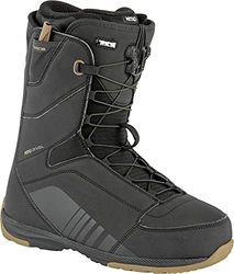 Nitro Rival TLS '22 All Mountian Freeride Freestyle snabbsnörningssystem båt snowboardbåt, svart, 255